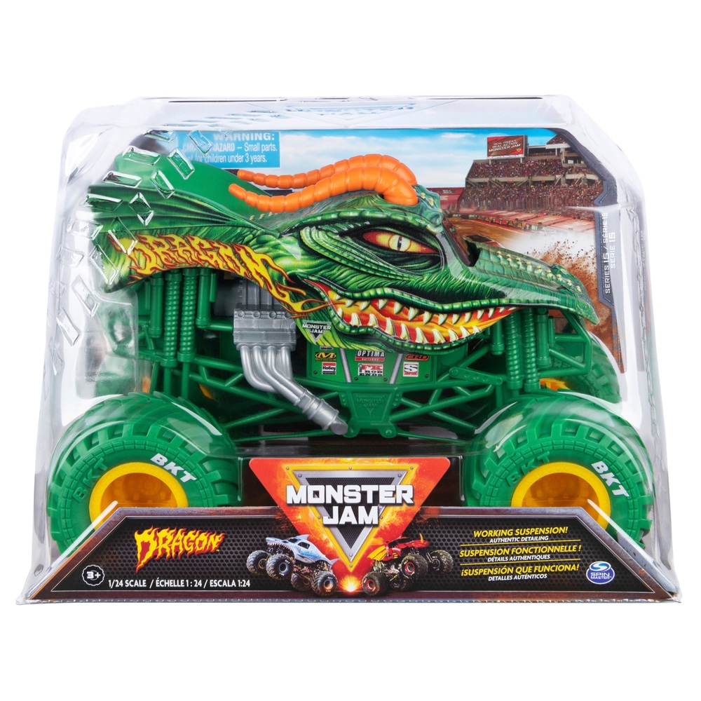 Monster Jam 1:24 Die-Cast Dragon Truck