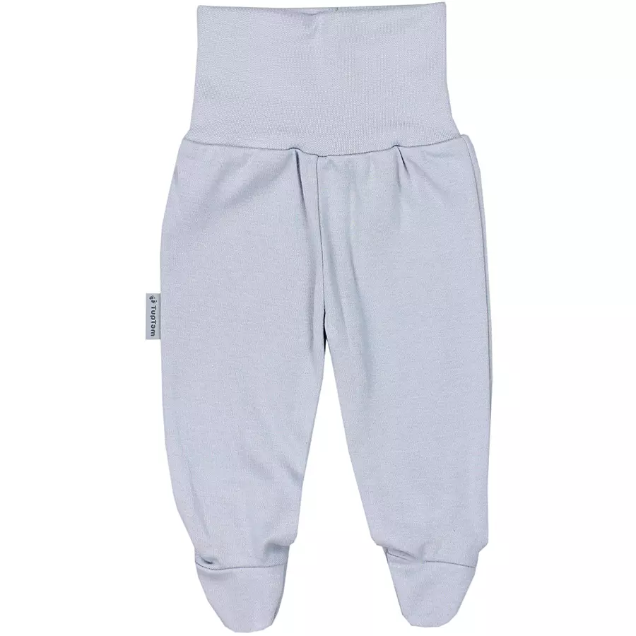 TupTam Baby Bekleidungsset Langarmbody Hose Mütze3 teilig grauweiß