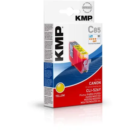 KMP Tinte C85, Farbe: yellow, Inhalt: 9ml