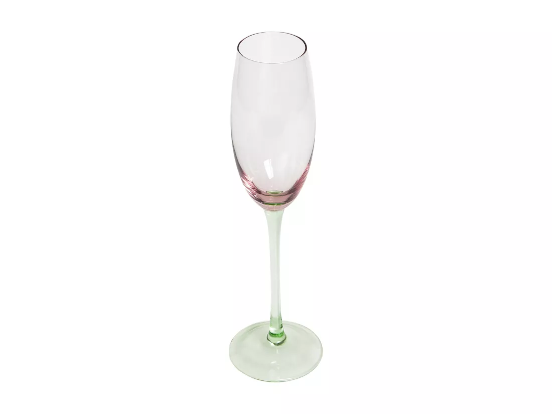 Lot de 4 flûtes à champagne DIOPSIDE 200 ml Rose