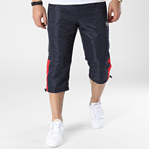 Short Jogging Long Vabita 39552 Bleu Marine Rouge