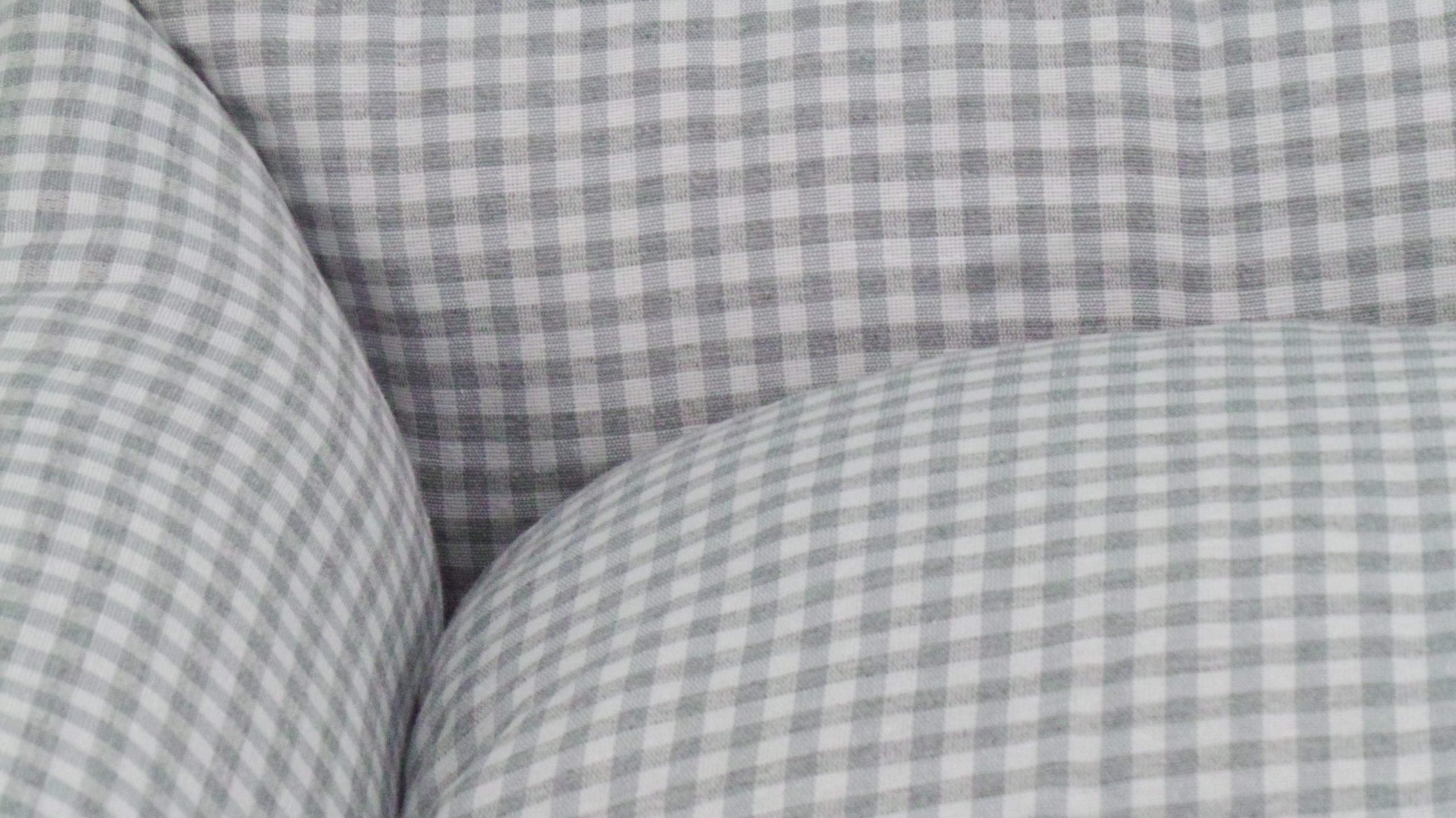 Berço quadrado VICHY T1 50x40 cinza