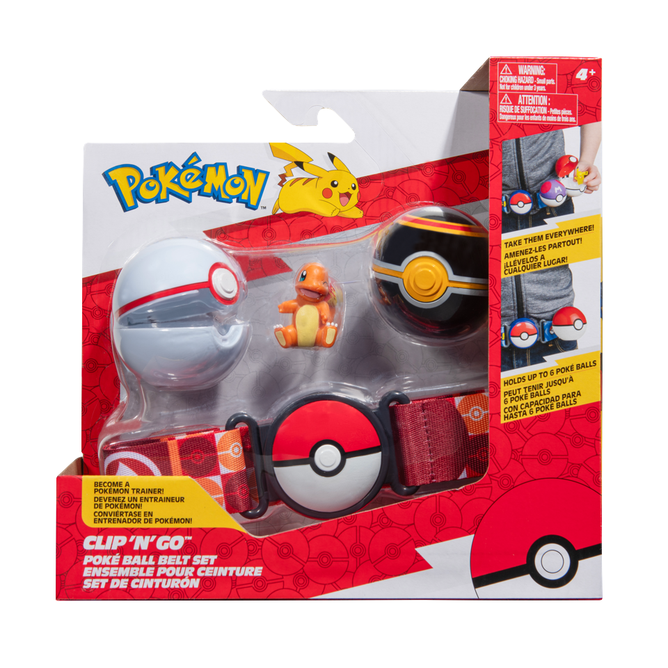 POKEMON CLIP N GO BELT SET ASS