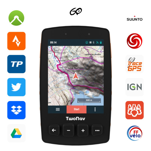 Trilha GPS 2 Laranja Twonav