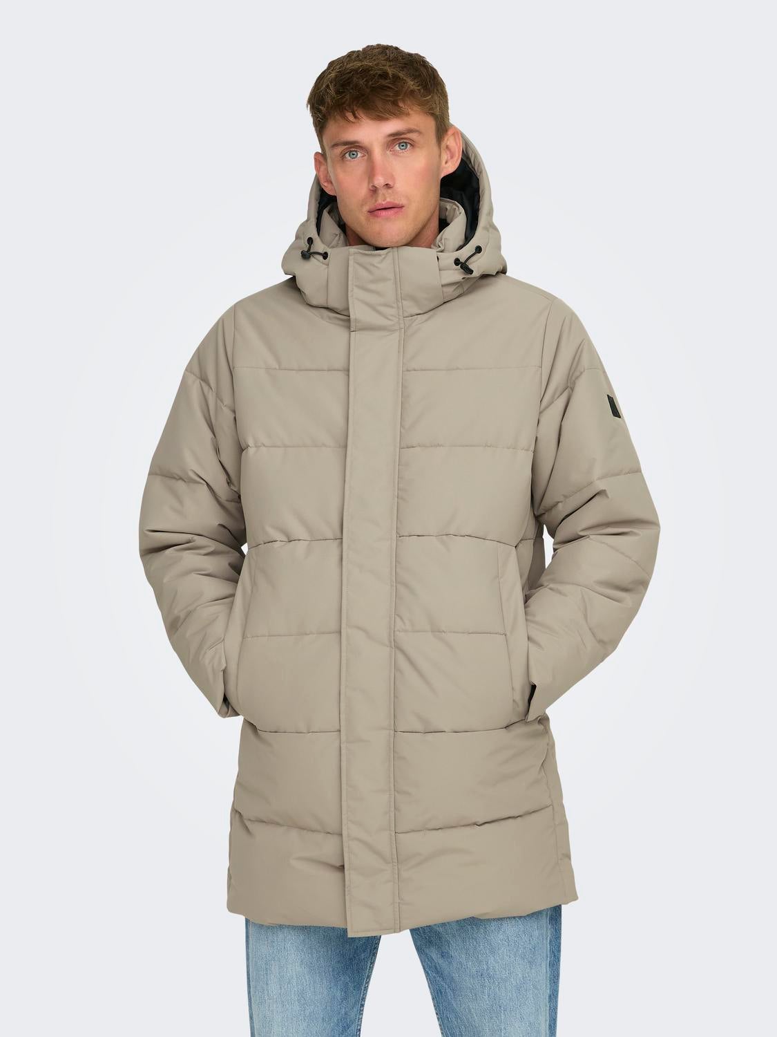 ONSCARL Daunenjacke Desert Taupe