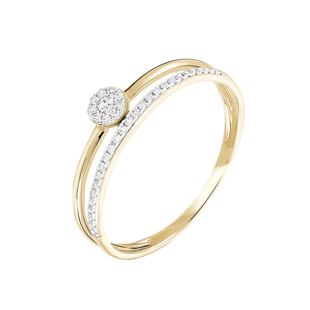 Bague Maellys Or Jaune Diamant
