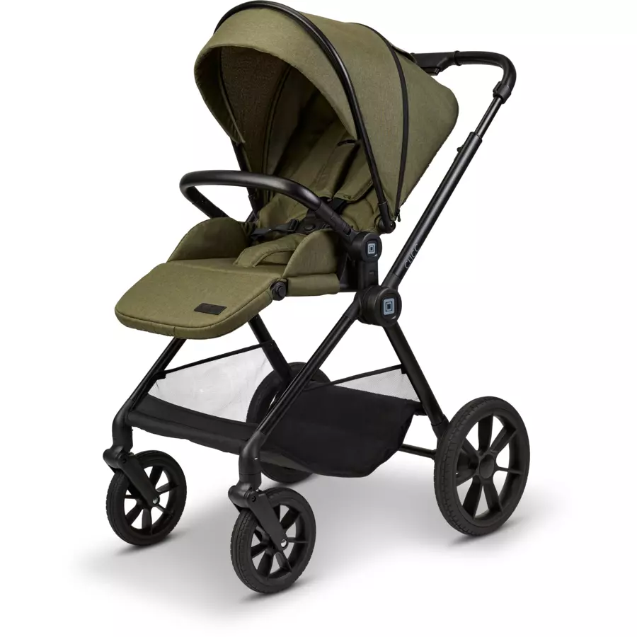MOON Kombikinderwagen Clicc moss green melange