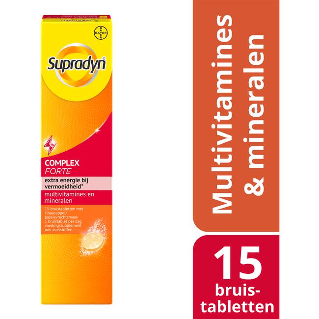 Supradyn Complex Forte Multivitamine Voor Extra Energie 15 Bruistabletten
