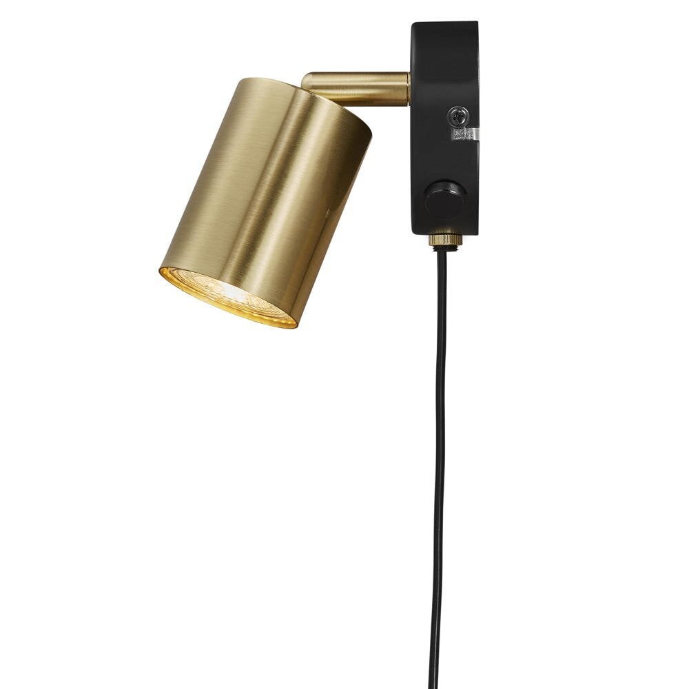 Ontdek wandlamp in messing GU10