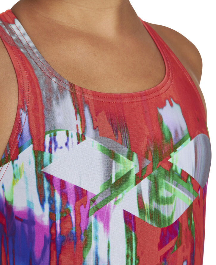 Arena Colour Bleeding V-Back one piece badedragt Multifarvet