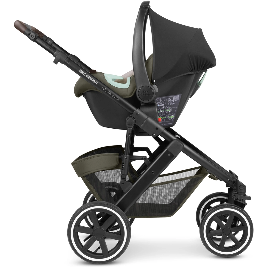 ABC DESIGN Kombikinderwagen Salsa 4 Air Starter Set Wheat Kollektion 2024