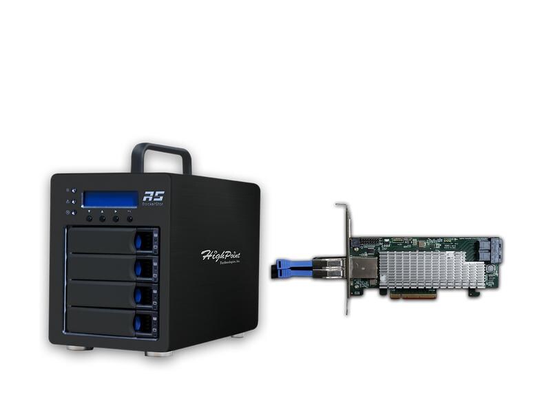 Highpoint Externes Gehäuse RocketStor 6434TS 2.5
