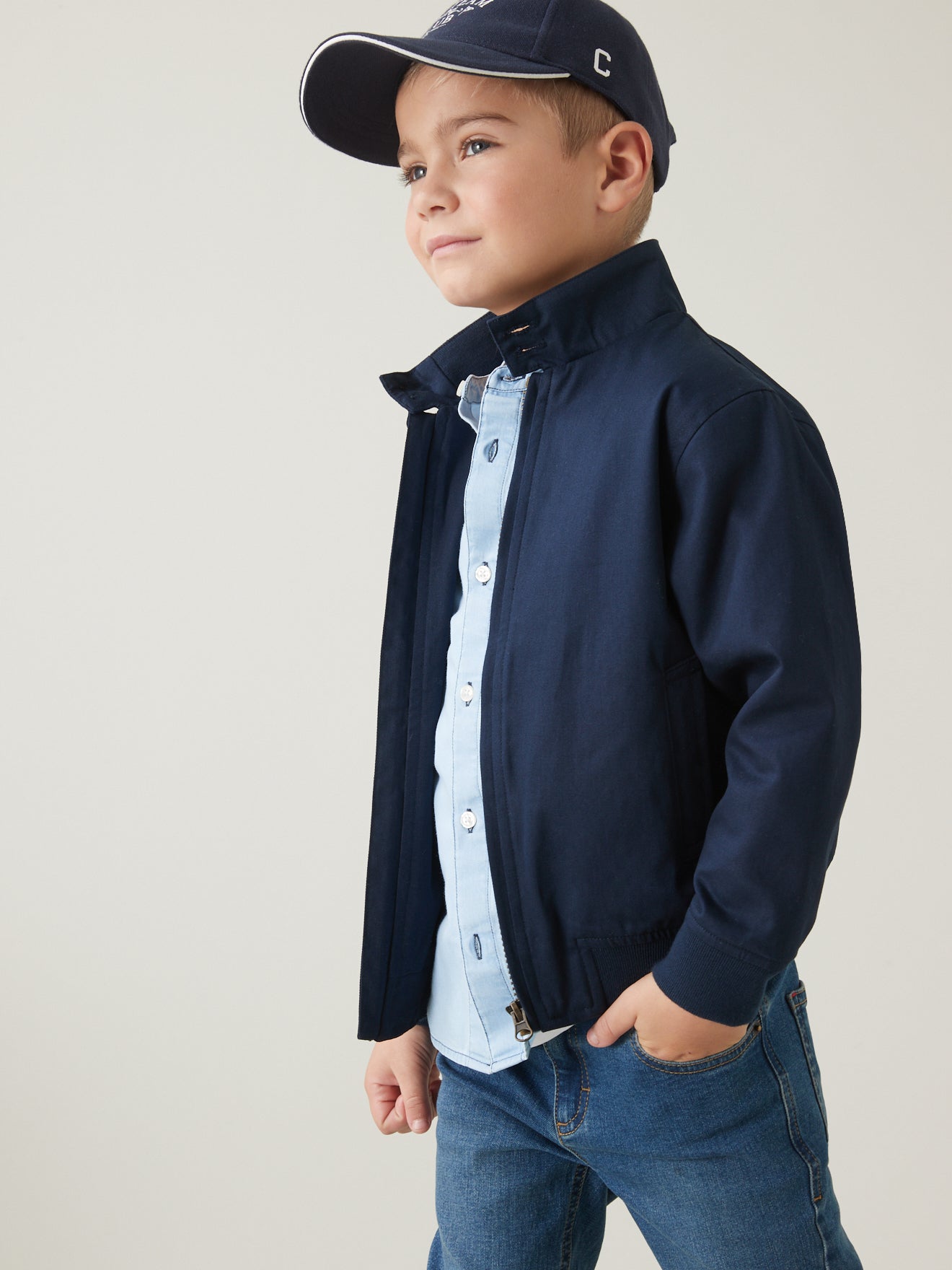 Blouson Garçon col montant