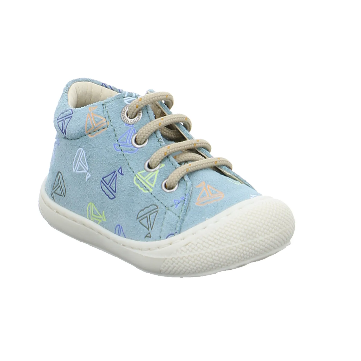 NATURINO Lauflernschuh Grün Leder  unisex Bottine