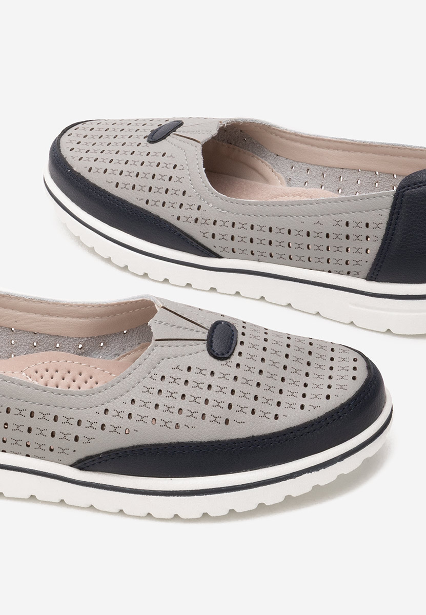 Chaussures casual femme gris Mistia