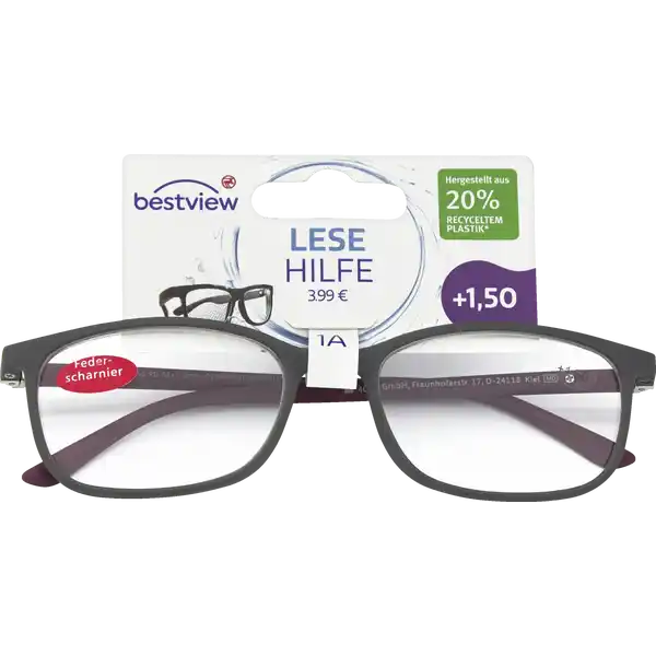 LESEHILFE +1,5 DPT. MOD. 1A, NACHHALTIG