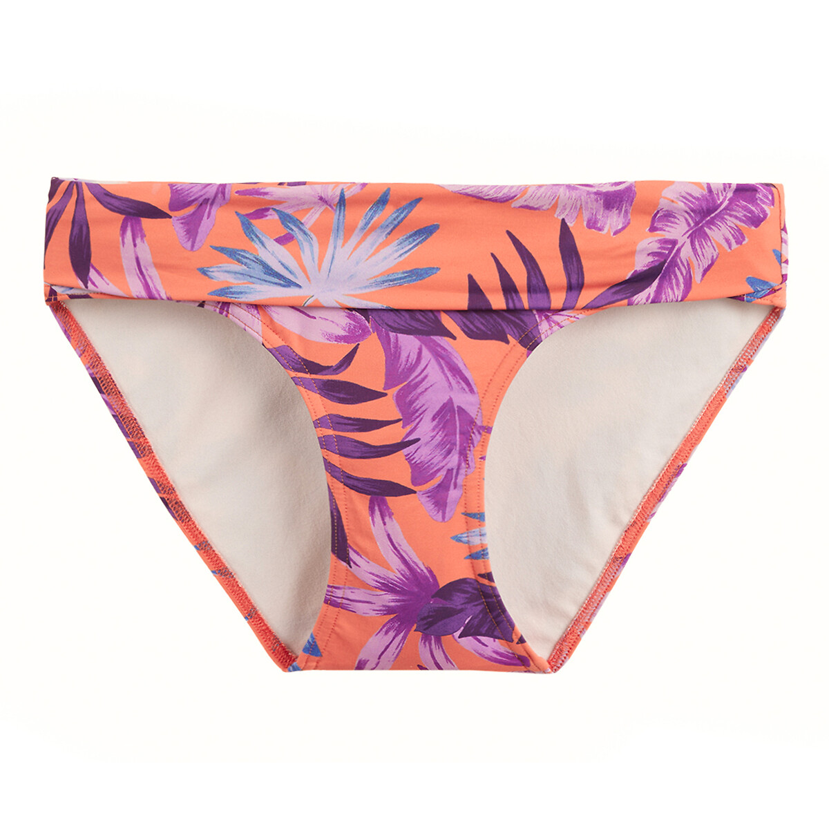 COLEÇÕES LA REDOUTE<br>Calcinha biquíni, estampa exótica