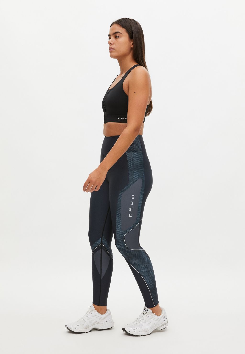 Röhnisch Shield Block Hardloopbroek Lang Zwart Dames