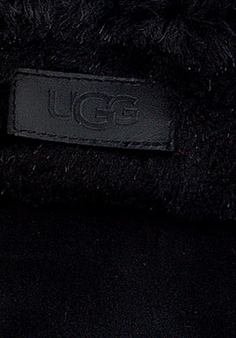 zwarte ugg handschoenen turn cuff glove