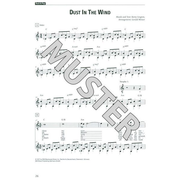 Schott Rock & Pop Gitarren-Songbook