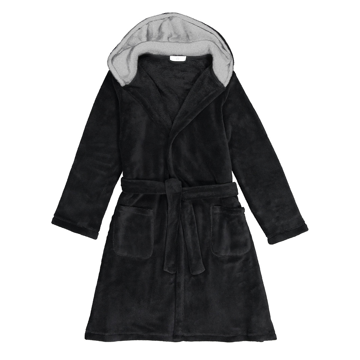COLEÇÕES LA REDOUTE<br>Robe de lã com capuz