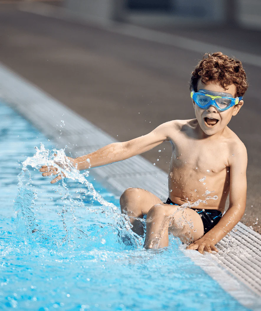 Aquasphere svømmemaske til junior (6-12) - Vista - Blå/gul