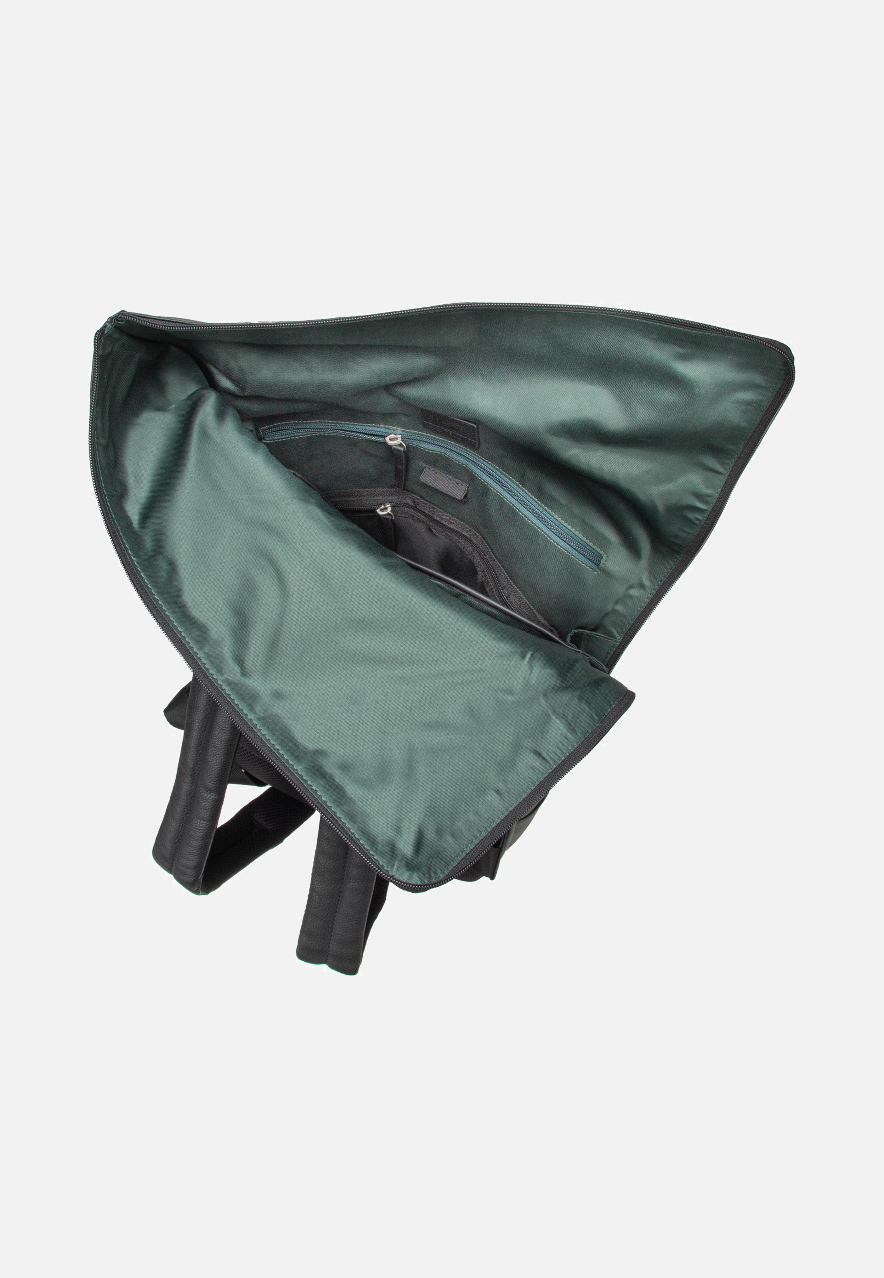 Frankfurt Backpack Courier Black - Rolltop Rucksack