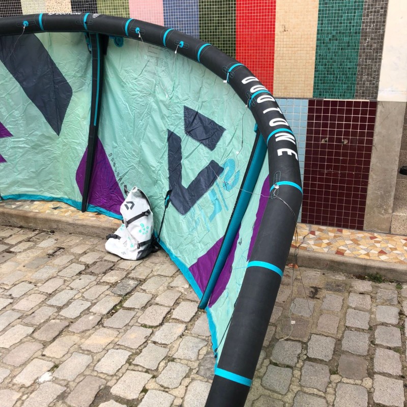 Aile Kitesurf Occasion Duotone Evo SLS 9m 2022 - Bleu - The Corner Shop