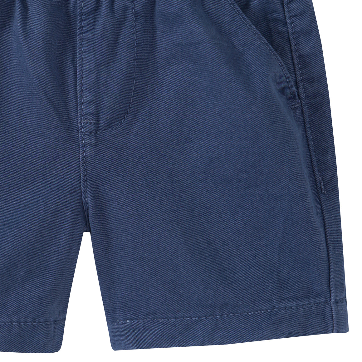 Topomini Baby Shorts in unifarben dunkelblau