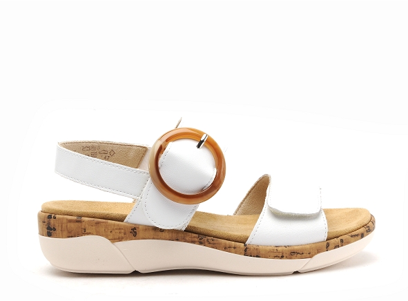 Remonte nu pieds plats femme r6853 blanc