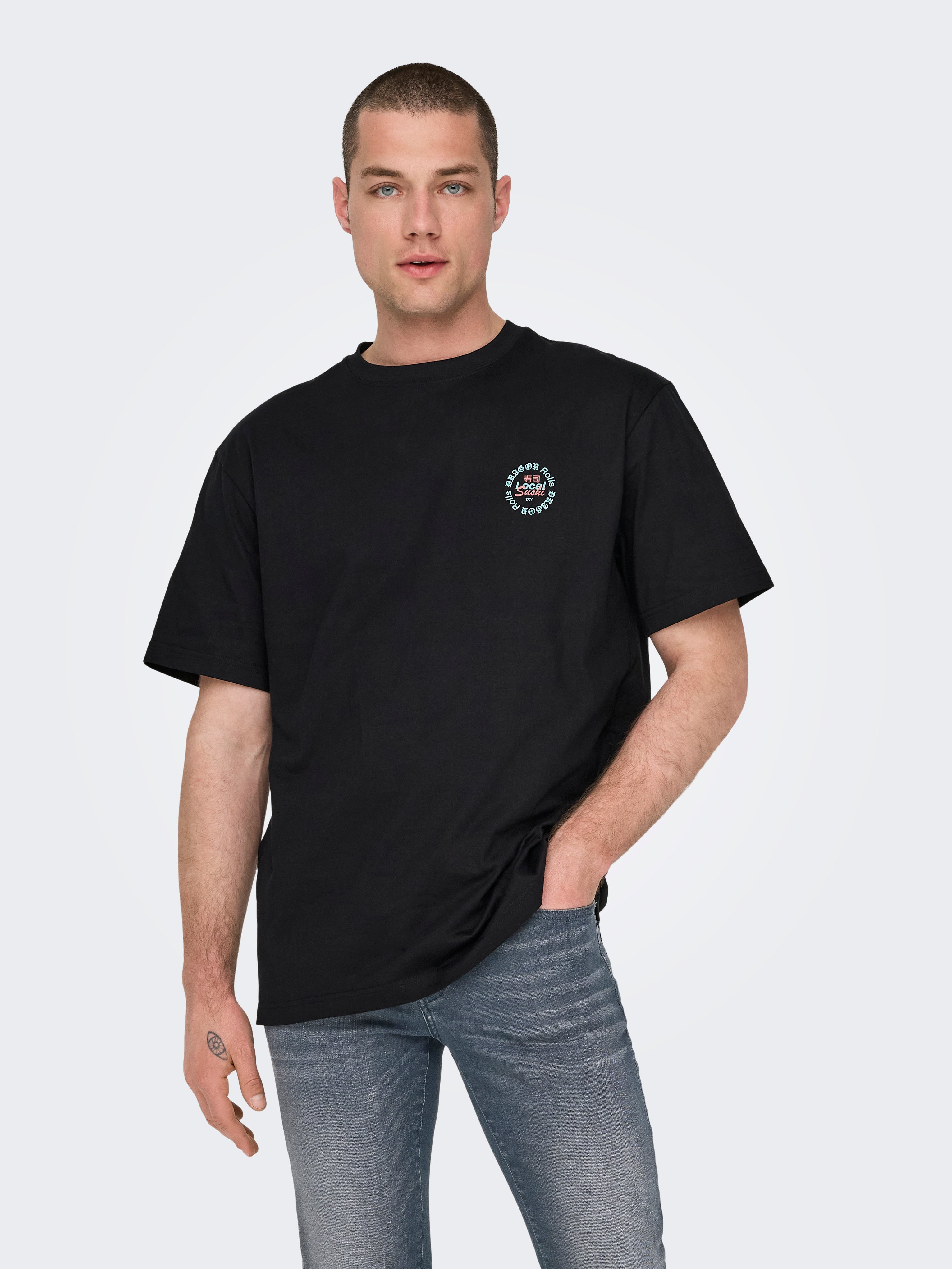 ONSALFIE T-shirt Black