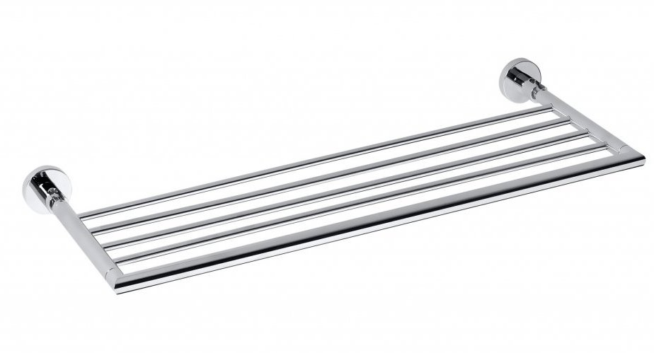 Sapho X-Round opklapbaar handdoekenrek 65cm chroom