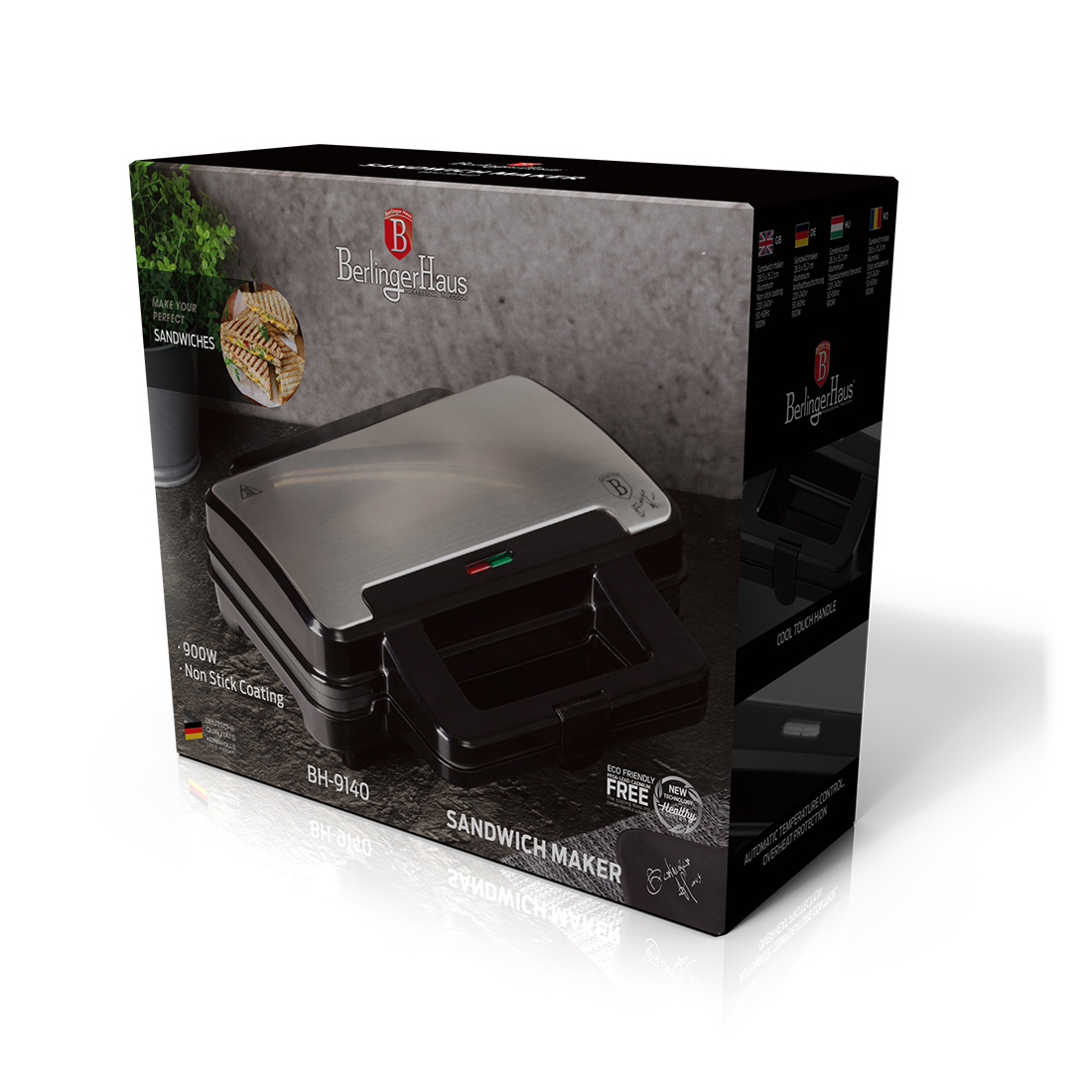 Berlinger Haus Sandwich-Maker Stahl