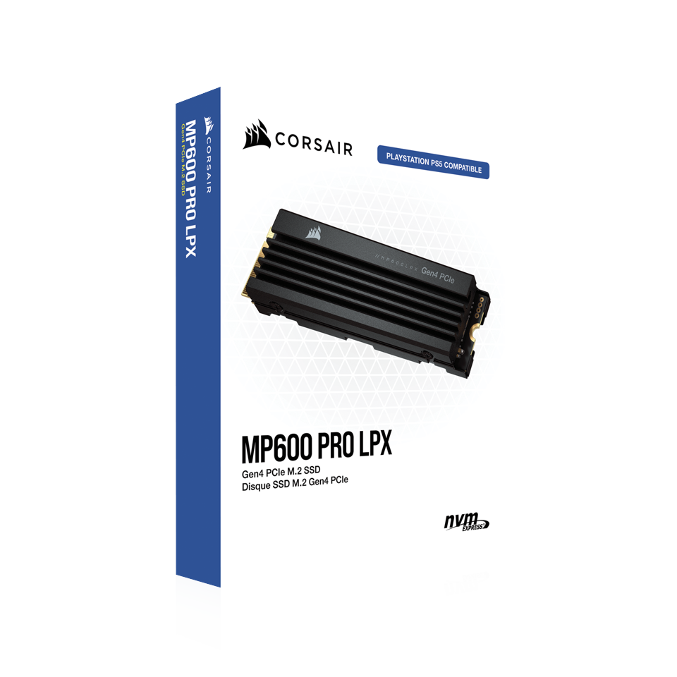 CORSAIR MP600 PRO LPX PCIe Gen4 x4 NVMe M.2 SSD - 8TB - Black