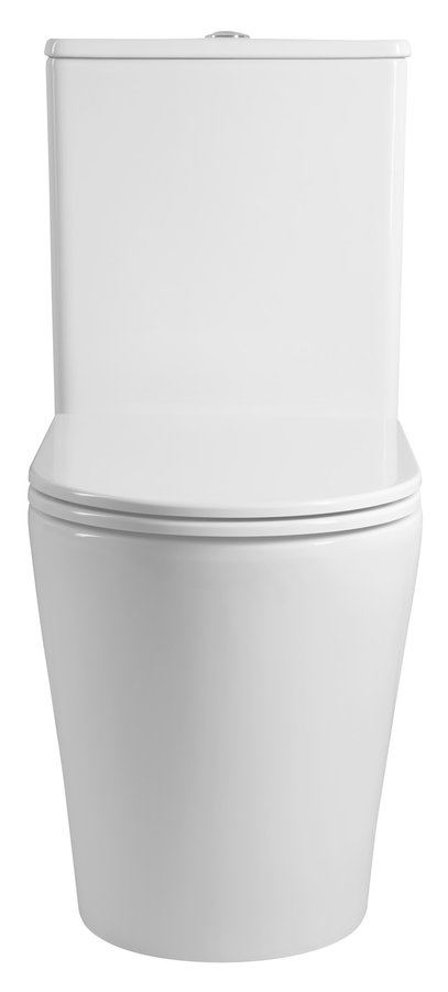 Sapho Avis staand toilet randloos met vortex spoeling en softclose zitting wit glans