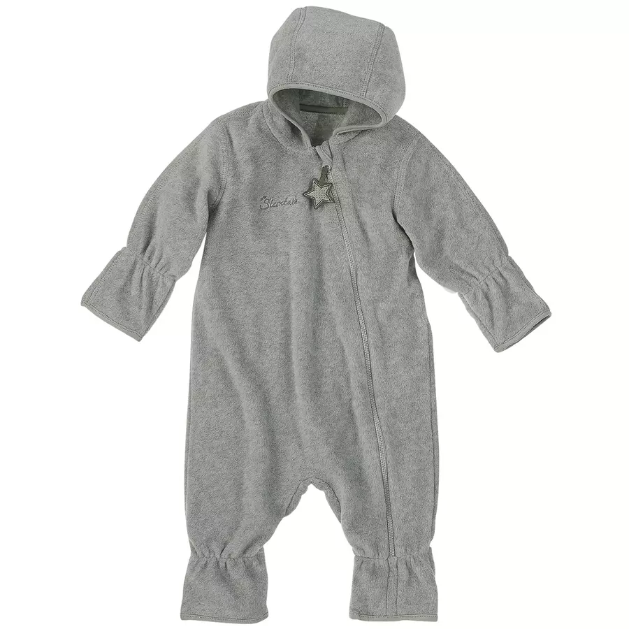 Sterntaler Overall Fleece silber melange