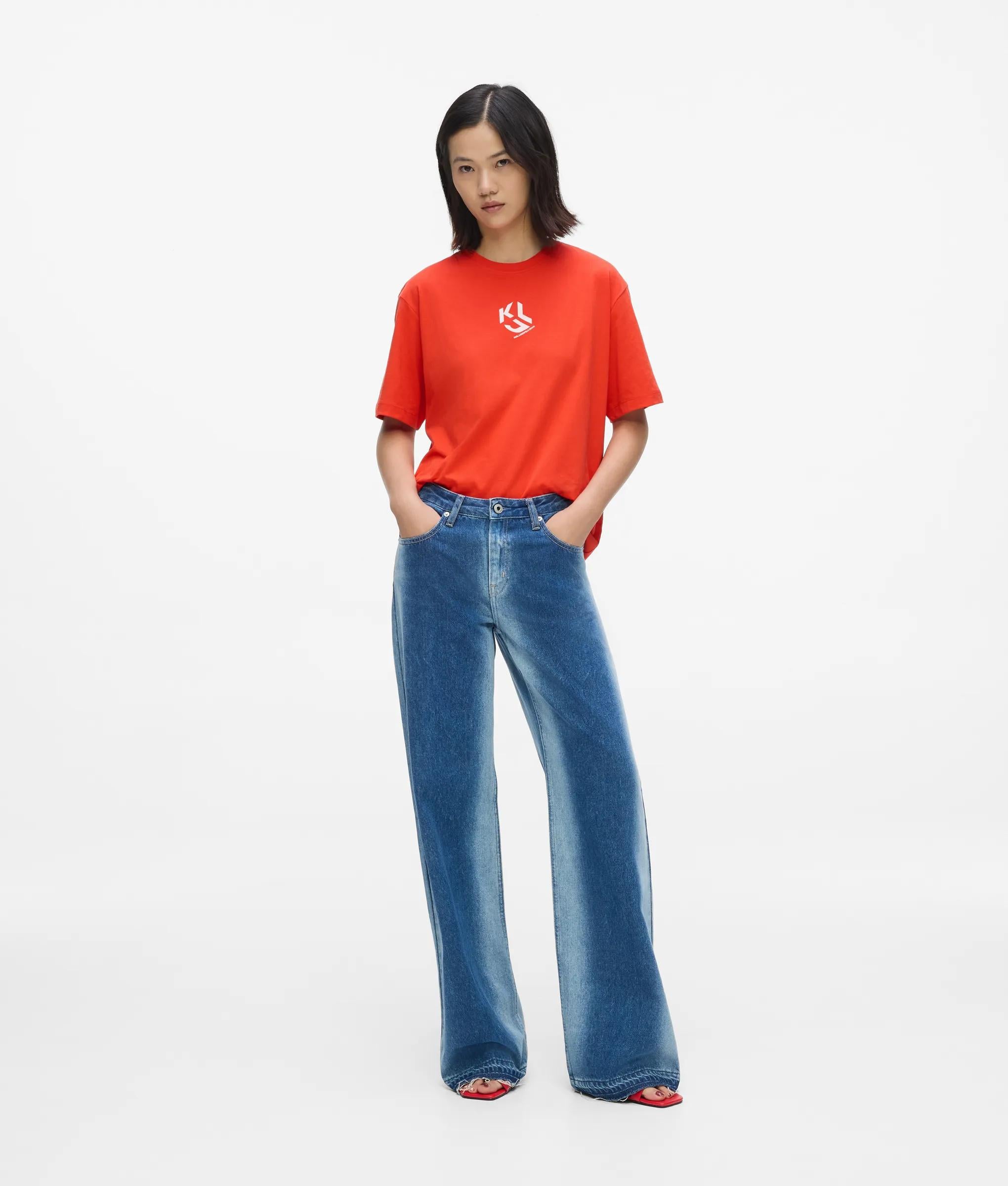 Regular-fit T-shirt met Monogram