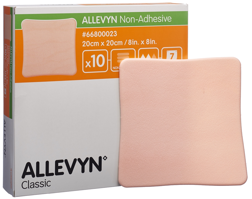 ALLEVYN NON-ADHESIVE Wundverband 20x20cm 10 Stk