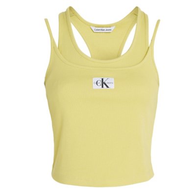Débardeur femme Badge Rib Double Layer CALVIN KLEIN
