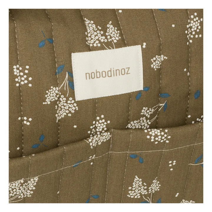 Nobodinoz Sac à langer Stories en coton bio | Brun