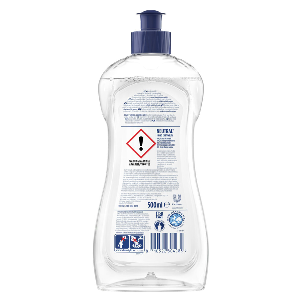 Neutral Afwasmiddel 500 ml