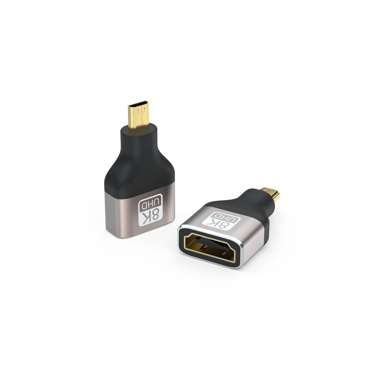 NÖRDIC HDMI 8K Adapter HDMI hunn til Micro HDMI hann