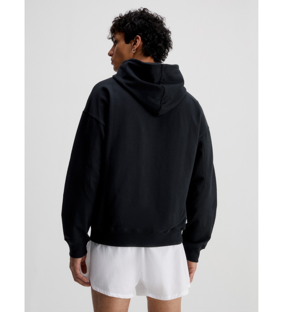 Moletom com capuz Calvin Klein CK96 preto