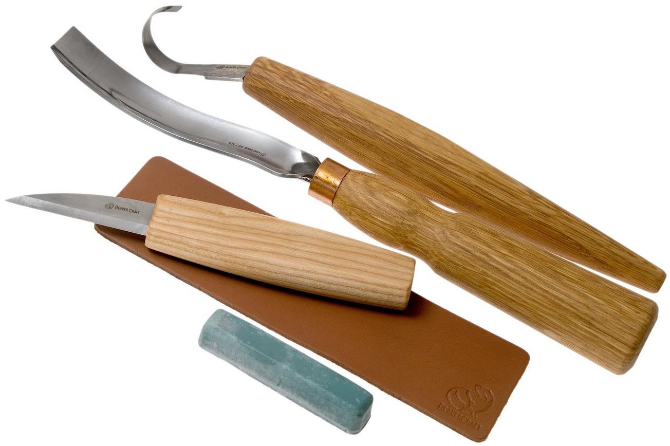 BeaverCraft Spoon Carving Set S47 houtsnijset