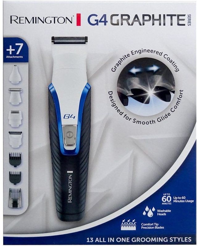 Graphite - G4 Multigroomer - Groomingtool - Zwart - 7 Opzetstukken