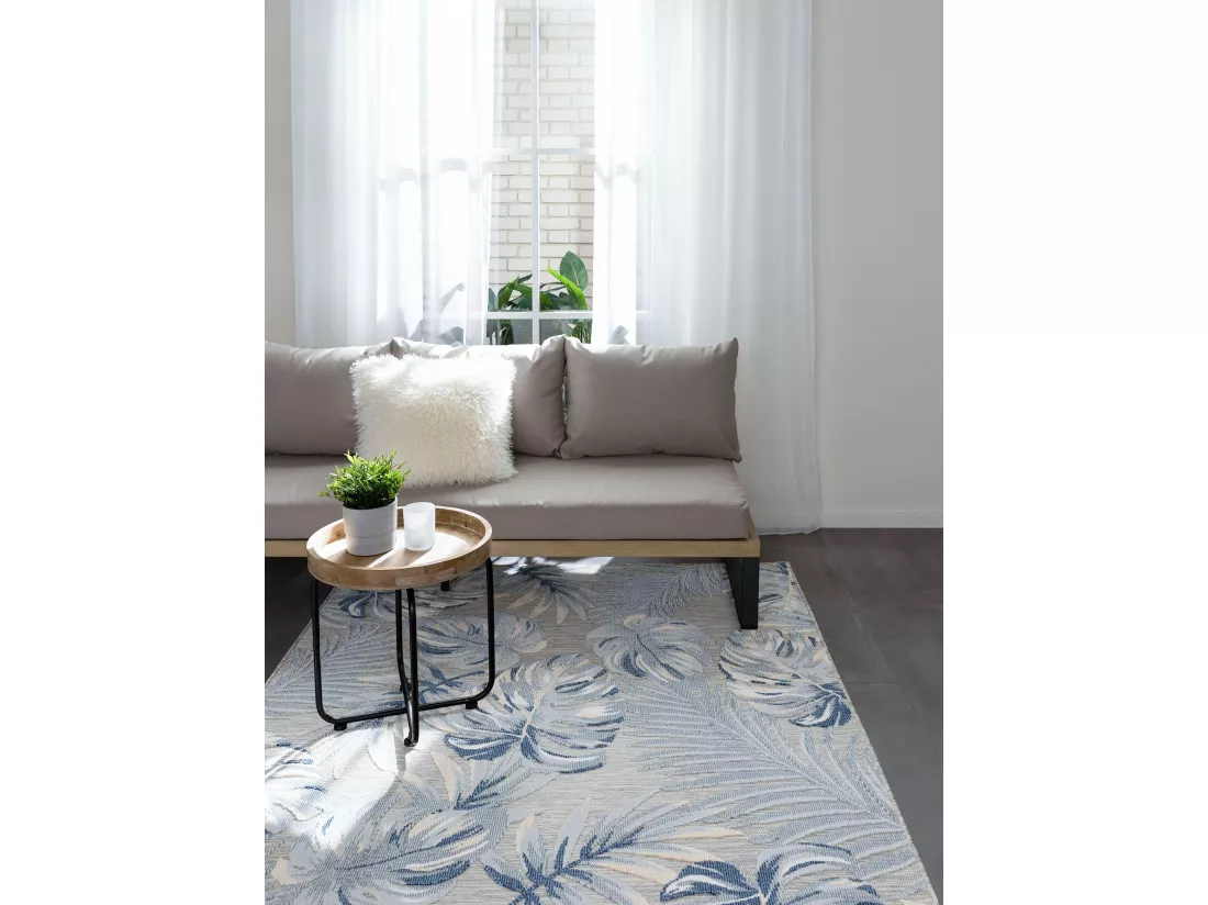 Tapis d'extérieur & intérieur Flora Multicouleur 160x230 cm