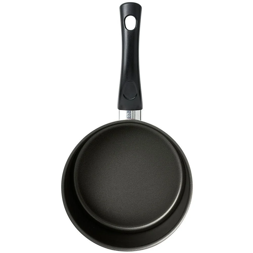 Casserole aluminium antiadhésive noir et rouge Ø 20 cm