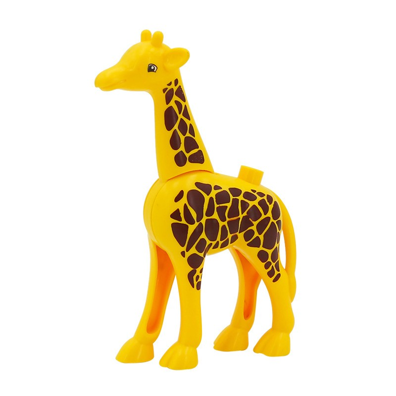 (10-tlg. Set) Grosse Tier Figuren Bricks Elemente Kinder Spielzeug - Zoo Tiere