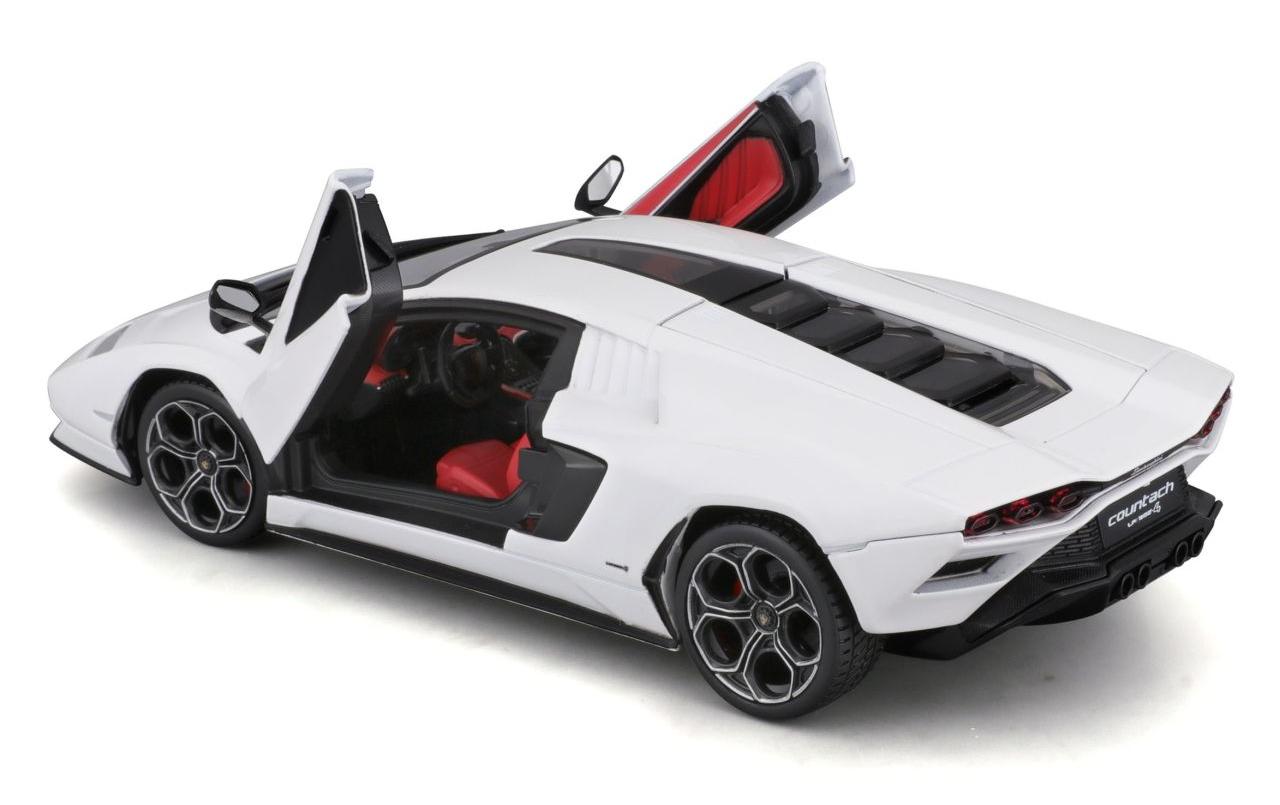Lamborghini Countach LPI 800-4 Weiss 1:24Sammlermodell im Massstab 1:24