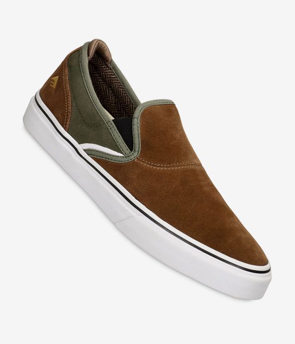 Emerica Wino G6 Slip-On Schuh (brown green)